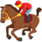 Horse Racing emoji on Messenger